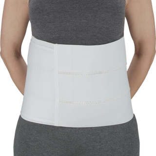DeRoyal Premium Sized Abdominal Binder with Hook and Loop Closure, 12" - Medium / Large - 13982000