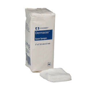 Cardinal Dermacea Gauze Sponge Gauze 12-Ply 2 X 2 Inch Square NonSterile - Pack of 200 - 441218