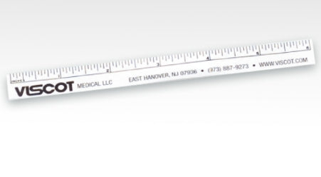Viscot Industries Skin Marker Ruler Viscot Flexible, Coated, 6 Inch on One Side, 15 Centimeters other - Box of 1000 - 1410-1000
