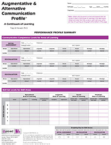 Proed Augmentative & Alternative Communication Profile (AACP) Forms (15)By Tracy M. Kovach - 34011