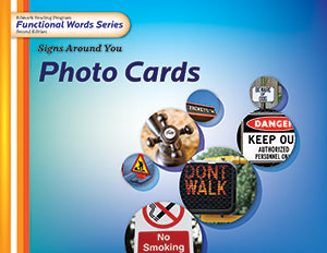 Proed Edmark Reading Program Functional Words Series – Second Edition: Signs Around You, Photo Cards - 14231