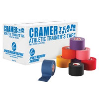 Cramer Products Cramer 750 Athletic Trainer's Tape - Cramer 750 Athletic Trainer's Tape, 1.5" x 10 yd., Red - Box of 48 -280110