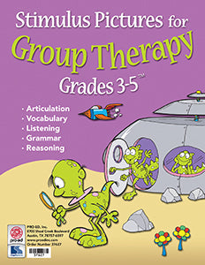 Stimulus Pictures for Group Therapy Grades 3-5 By LinguiSystems