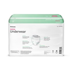 Mckesson Absorbent Underwear Pull On with Tear Away Seams Adult Small Unisex Disposable Moderate Absorbency - UW33843