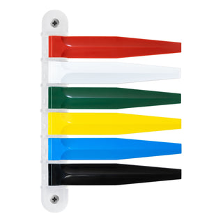Mckesson Exam Room Signal Flag Wall Mount 6 Flag 10.5 X 7 Inch - 16-FLAGWM6