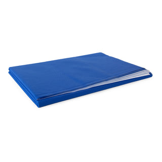 Mckesson Sterilization Wrap White / Blue 48 X 48 Inch Dual Layer SMS Polypropylene - 16-BW6048