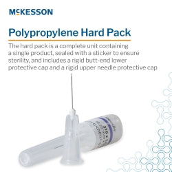 McKesson Hypodermic Needle 1/2 Inch Length 31 Gauge Thin Wall Without Safety - 16-N3105