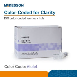McKesson Hypodermic Needle 1/2 Inch Length 31 Gauge Thin Wall Without Safety - 16-N3105