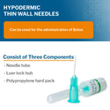Mckesson Hypodermic Needle 1/2 Inch Length 32 Gauge Thin Wall Without Safety - 16-N3205