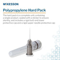 Hypodermic Needle McKesson 1/2 Inch Length 33 Gauge Thin Wall Without Safety - 16-N3305