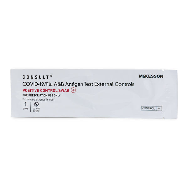 Mckesson Control Set COVID-19 / Flu A&B Antigen Test Positive Level / Negative Level 2 Swabs - 535-PN2 - 535-PN2