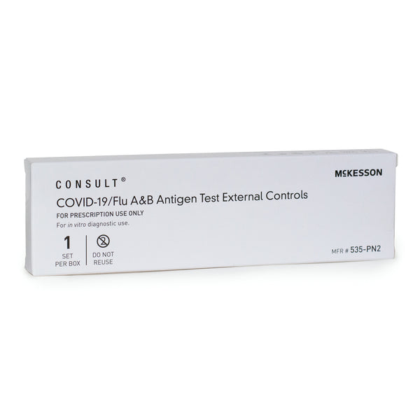 Mckesson Control Set COVID-19 / Flu A&B Antigen Test Positive Level / Negative Level 2 Swabs - 535-PN2 - 535-PN2