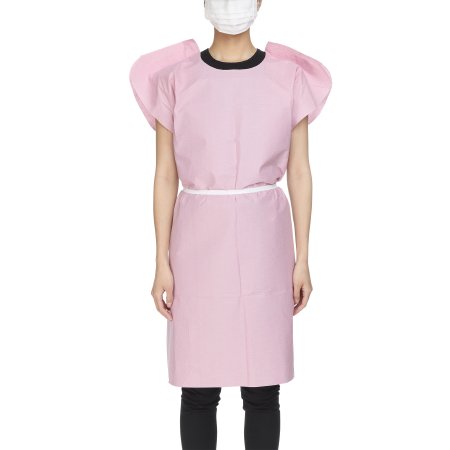 McKesson - Patient Exam Gown One Size Fits Most Mauve Disposable - 18-890