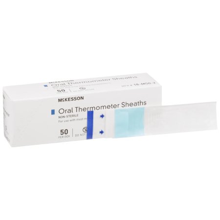 McKesson - Oral Thermometer Probe Cover For use with Mercury Thermometer 50 per Box - 18-M50-2