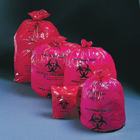 McKesson - Infectious Waste Bag 30 to 33 gal. Red Bag Polymer Film 31 X 41 Inch - 03-4405