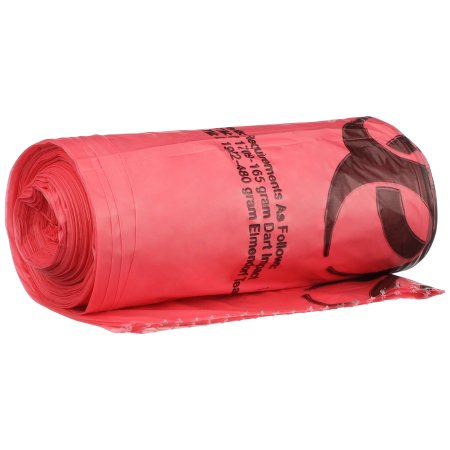 McKesson - Infectious Waste Bag 30 to 33 gal. Red Bag 31 X 41 Inch - 03-4541