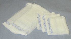 McKesson - X-Ray Detectable Gauze Sponge Cotton 12-Ply 4 X 8 Inch Rectangle Sterile - 16-42846