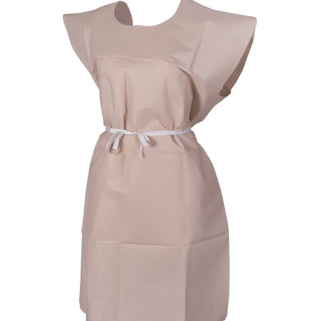 McKesson - Patient Exam Gown One Size Fits Most Peach Disposable - 18-976