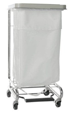 McKesson - Hamper Stand General Purpose Rectangular Opening 30 to 33 gal. Capacity Foot Pedal Self-Closing Lid - 03-159600