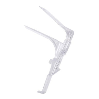 McKesson - Vaginal Speculum Graves NonSterile Office Grade Plastic Small Double Blade Duckbill Disposable Without Light Source Capability - 11-8309