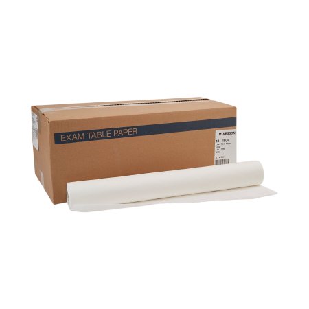 McKesson - Table Paper 21 Inch Width White Crepe - 18-1004