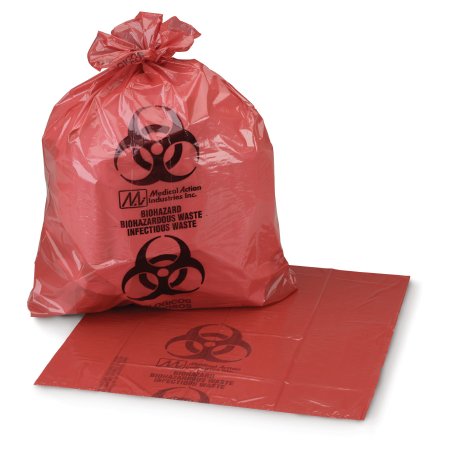 McKesson - Infectious Waste Bag 1 to 6 gal. Red Bag 11 X 14 Inch - 03-5042