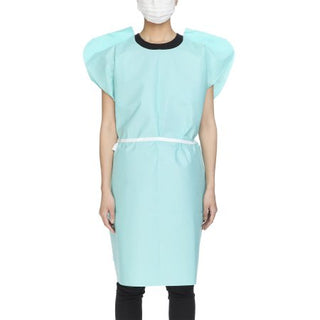 McKesson - Patient Exam Gown One Size Fits Most Teal Disposable - 18-973