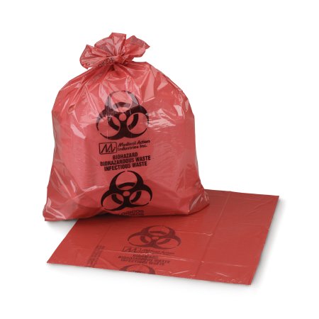 McKesson - Infectious Waste Bag 20 to 25 gal. Red Bag 28 X 31 Inch - 03-4530