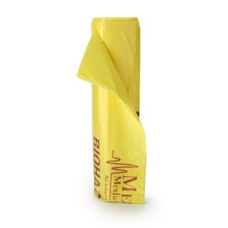 McKesson - Biohazard Laundry Bag 40 to 45 gal. Yellow Bag 40 X 46 Inch - 03-5145