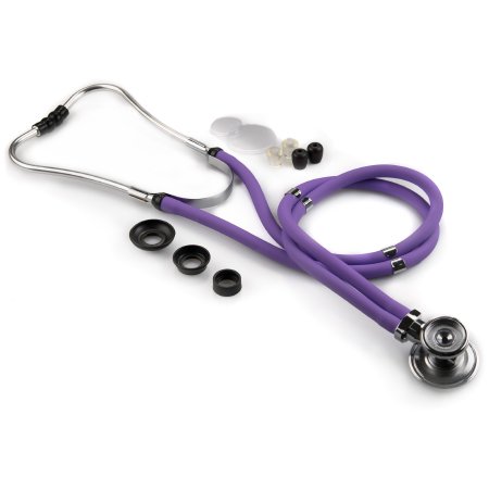 McKesson LUMEON - Sprague Stethoscope Lavender 2-Tube 22 Inch Tube Double-Sided Chestpiece - 01-641LVGM