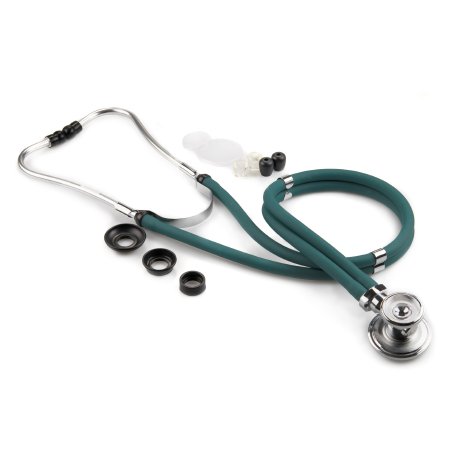 McKesson LUMEON - Sprague Stethoscope Teal Blue 2-Tube 22 Inch Tube Double-Sided Chestpiece - 01-641TLGM