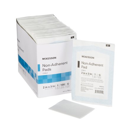 McKesson - Non-Adherent Dressing Nylon / Polyester 2 X 3 Inch Sterile - 16-4292