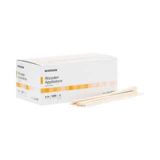 McKesson - Applicator Stick Without Tip Wood Shaft 6 Inch NonSterile 1000 per Pack - 24-807