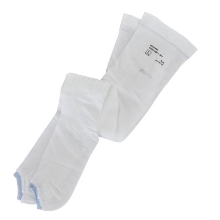 McKesson - Anti-embolism Stocking Thigh High Large / Long White Inspection Toe - 84-43
