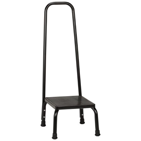 McKesson - Step Stool with Handrail 1 Step Powder Coated Steel Frame 8-3/4 Inch Step Height - 81-11220
