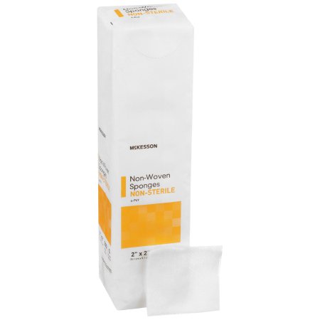 McKesson - Nonwoven Sponge Polyester / Rayon 4-Ply 2 X 2 Inch Square NonSterile - 92242000