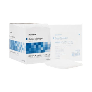 McKesson - Fluff Dressing Cotton 6 X 6-3/4 Inch Rectangle Sterile - 16-42626