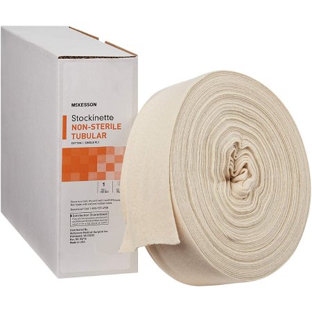 McKesson - Stockinette Tubular 8 Inch X 25 Yard Cotton NonSterile - 16-4T-825