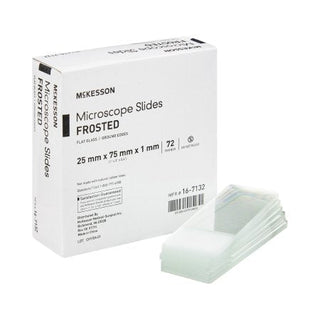 McKesson - Microscope Slide 1 X 3 Inch X 1 mm Frosted End - 16-7132