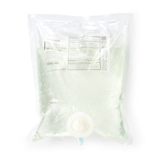 McKesson - Hand Sanitizer with Aloe 1,000 mL Ethyl Alcohol Gel Dispenser Refill Bag - 53-27036-1000
