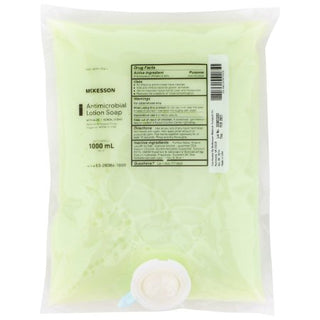 McKesson - Antimicrobial Soap Lotion 1,000 mL Dispenser Refill Bag Herbal Scent - 53-28086-1000