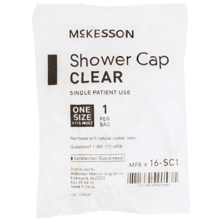 McKesson - Shower Cap One Size Fits Most Clear - 16-SC1