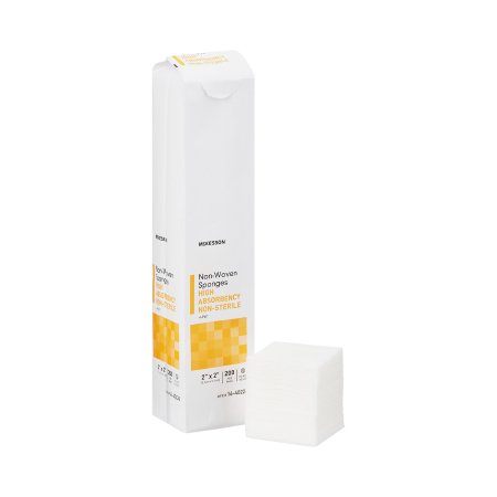 McKesson - Nonwoven Sponge Polyester / Rayon 4-Ply 2 X 2 Inch Square NonSterile - 16-40224