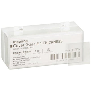 McKesson - Cover Glass Square No. 1 Thickness 22 X 22 mm - 16-7135