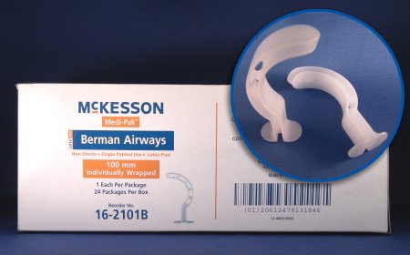 McKesson - Oropharyngeal Airway Berman 70 mm Length - 16-271B