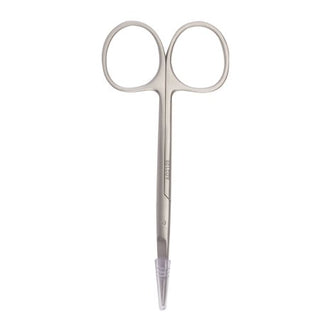 McKesson Argent - Iris Scissors 4 Inch Length Surgical Grade Stainless Steel Finger Ring Handle Sharp Tip / Sharp Tip - 43-1-103