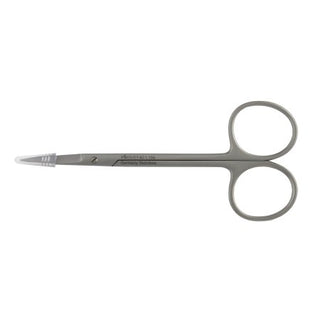 McKesson Argent - Iris Scissors 4-1/2 Inch Surgical Grade Stainless Steel Finger Ring Handle Straight Sharp Tip / Sharp Tip - 43-1-104