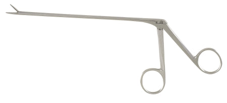 McKesson Argent - Ear Forceps Noyes 5-1/2 Inch Length Surgical Grade Stainless Steel NonSterile Finger Ring Handle Serrated Alligator Tip - 43-1-224