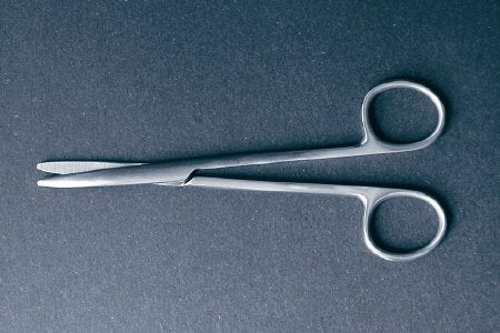 McKesson Argent - Dissecting Scissors Metzenbaum 7 Inch Length Surgical Grade Stainless Steel NonSterile Finger Ring Handle Straight - 43-1-339