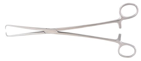 McKesson Argent - Tenaculum Forceps Schroeder-Braun 9-3/4 Inch Length Surgical Grade Stainless Steel NonSterile Ratchet Lock Finger Ring Handle Straight - 43-1-386